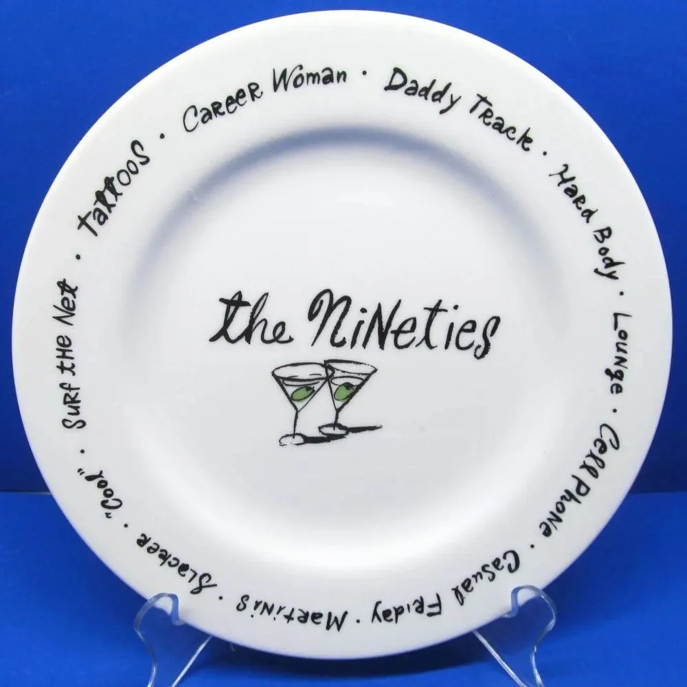Pottery Barn Millennium Plates Through The Years Collectors Full Set of 12